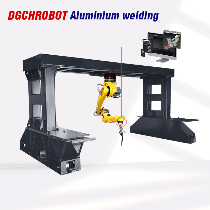 Non teaching welding robot